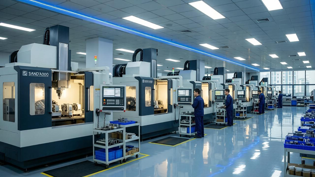 cnc aluminium parts factory